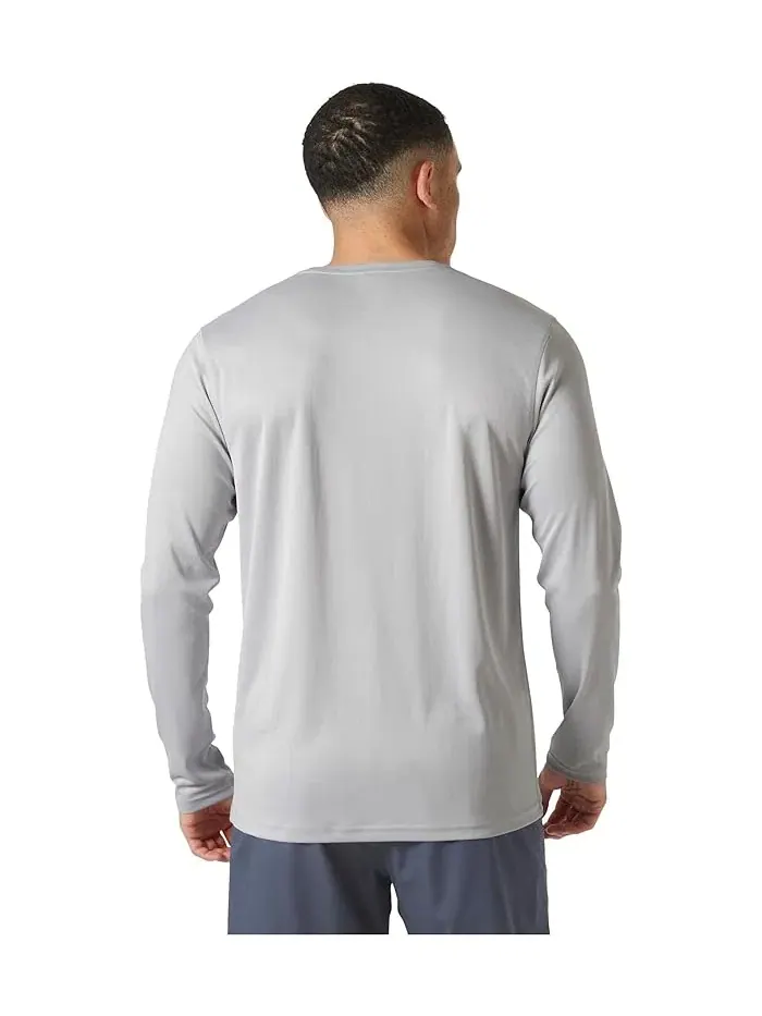 Лонгслив влагоотводящий HH Tech Crew Long Sleeve 2.0 Helly Hansen — изображение 2 из 3, серый