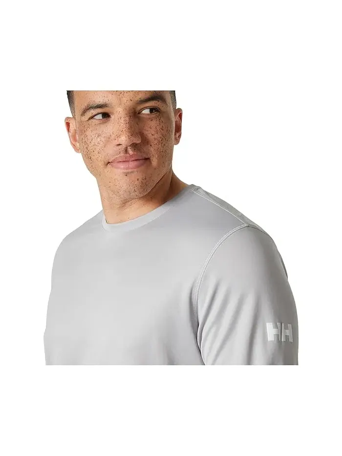 Лонгслив влагоотводящий HH Tech Crew Long Sleeve 2.0 Helly Hansen — изображение 3 из 3, серый