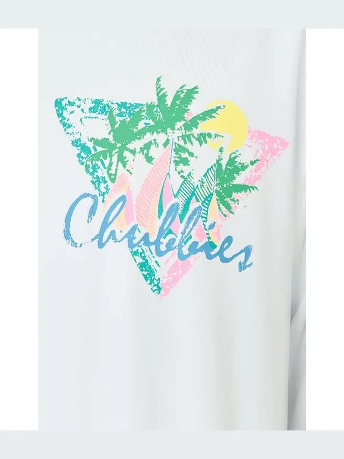Лонгслив Chubbies The Tacking Toward — изображение 5 из 5, белый