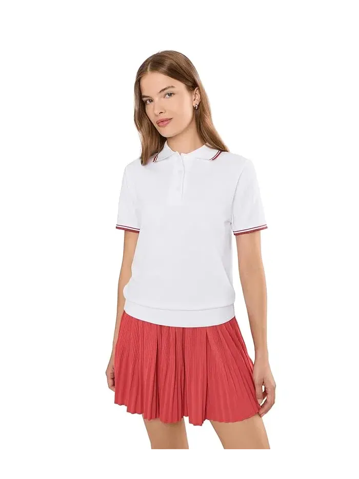 Повседневное поло Mickey Seamless Polo Varley — изображение 1 из 5, белый