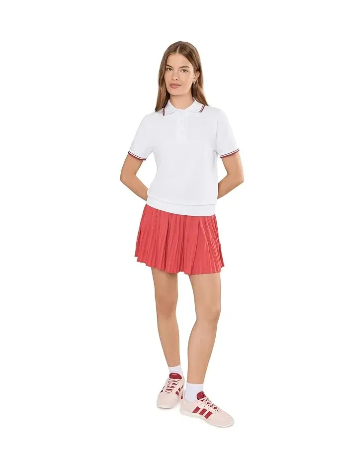 Повседневное поло Mickey Seamless Polo Varley — изображение 2 из 5, белый