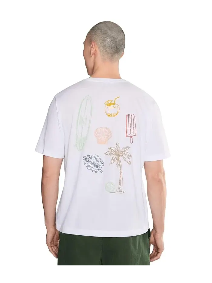 Футболка с принтом Rooftop Boyfriend TravisMathew — изображение 4 из 5, яркий белый