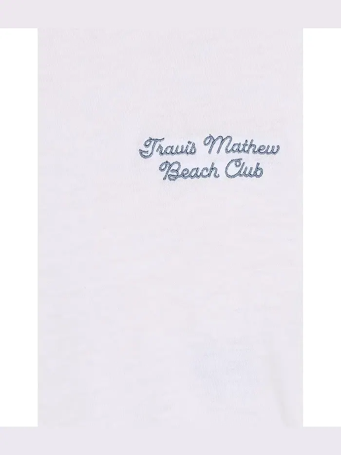 Футболка с принтом Rooftop Boyfriend TravisMathew — изображение 5 из 5, яркий белый
