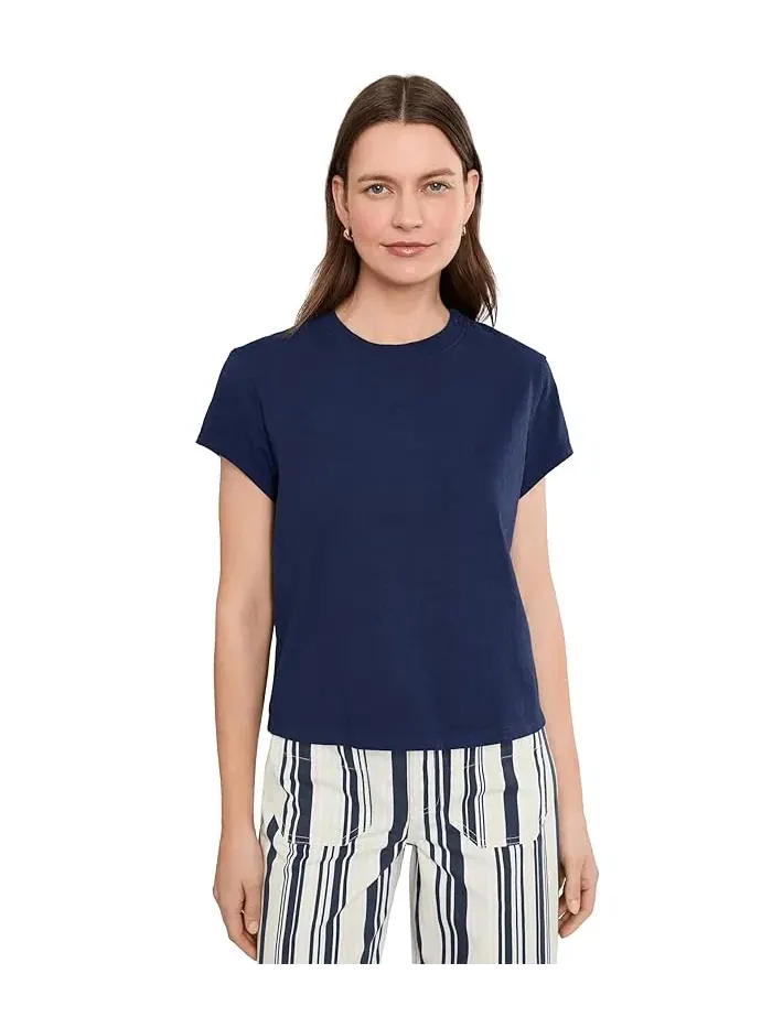 Футболка свободного кроя Solene Boxy High Crew Tee Michael Stars — изображение 1 из 5, черный