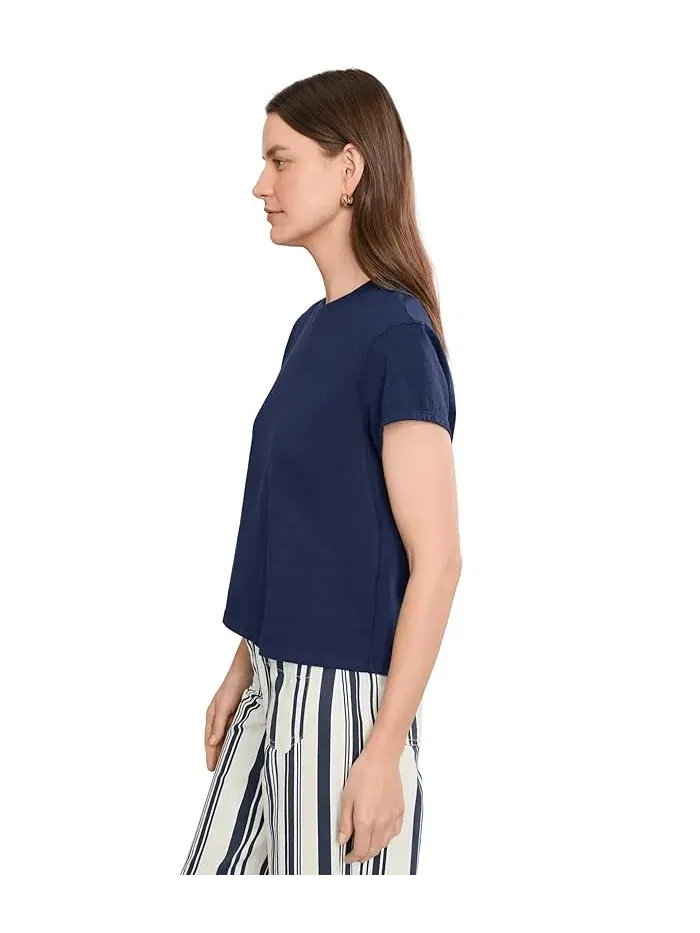 Футболка свободного кроя Solene Boxy High Crew Tee Michael Stars — изображение 3 из 5, черный