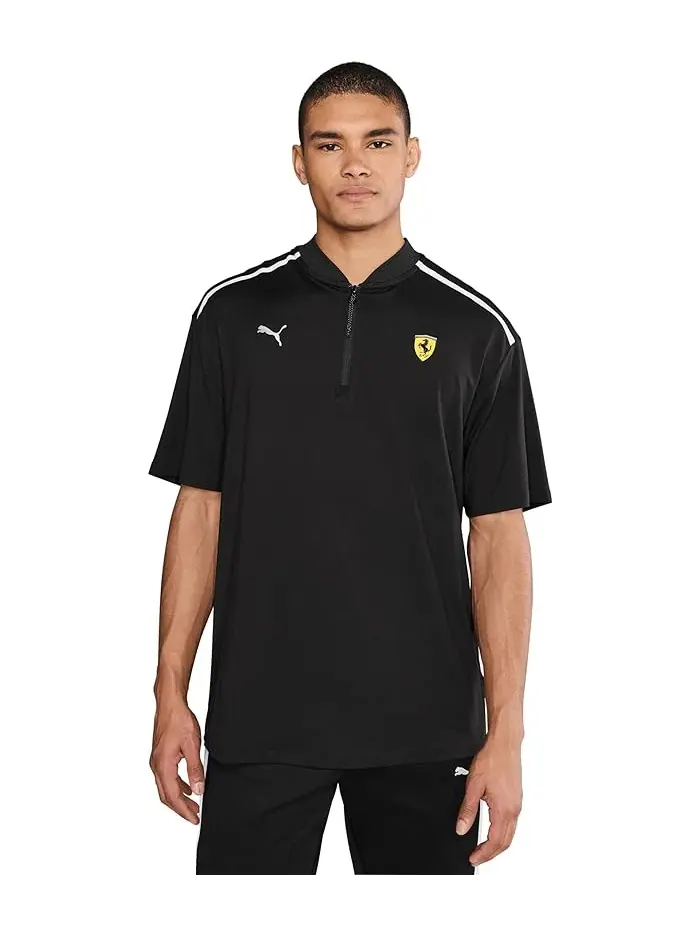 Футболка поло Cloudspun Scuderia Ferrari Premium PUMA — изображение 1 из 5, черный