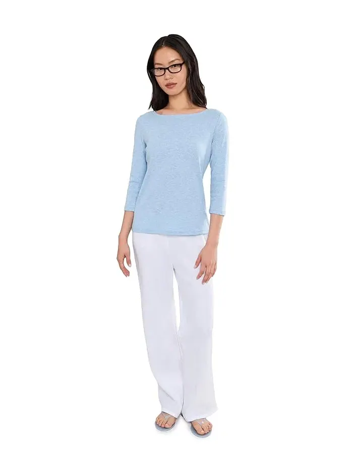 Футболка с воротником-лодочкой Ashby Isles Tommy Bahama — изображение 2 из 5, небесный