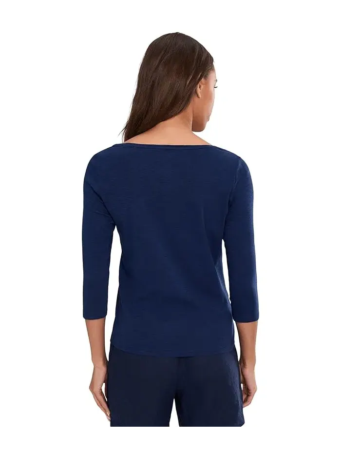 Футболка с воротником-лодочкой Ashby Isles Tommy Bahama — изображение 4 из 5, темно-синий