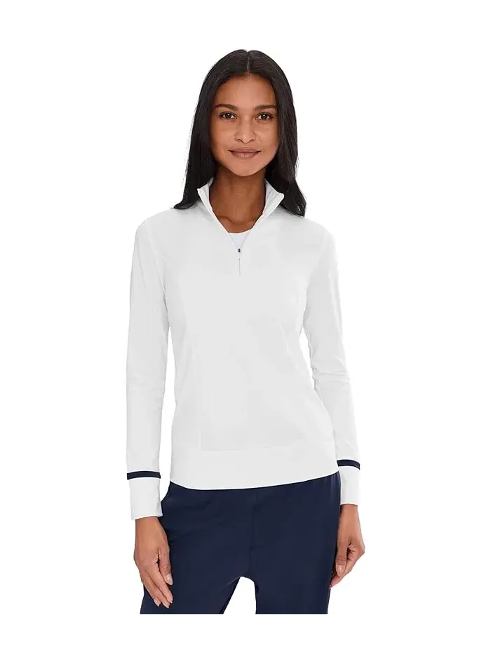 Футболка с длинным рукавом Colorblock Callaway — изображение 1 из 5, белый