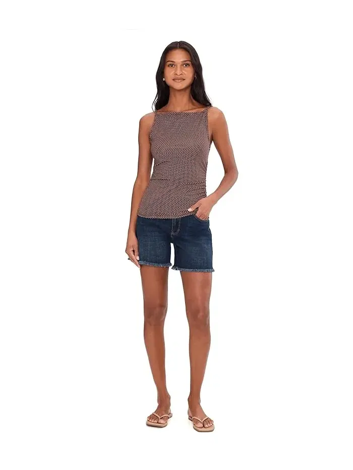 Шорты джинсовые с бахромой Vickie Fray Hem Liverpool Los Angeles, Eastmoor — изображение 2 из 5