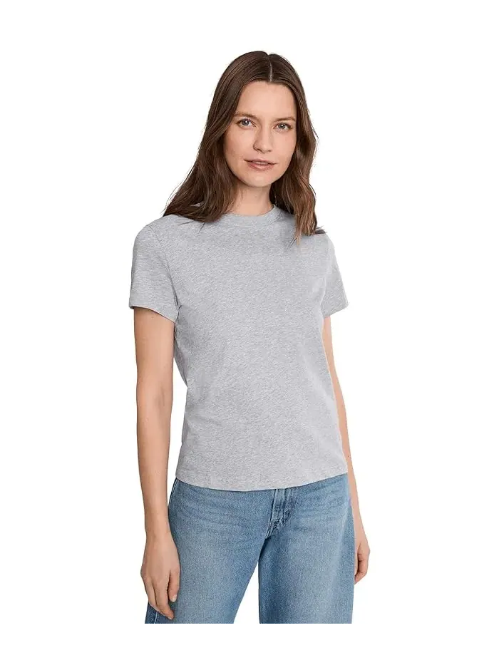 Футболка хлопковая Organic Cotton Essential Crew Neck Tee PACT — изображение 1 из 5, серый