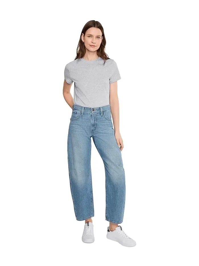 Футболка хлопковая Organic Cotton Essential Crew Neck Tee PACT — изображение 2 из 5, серый