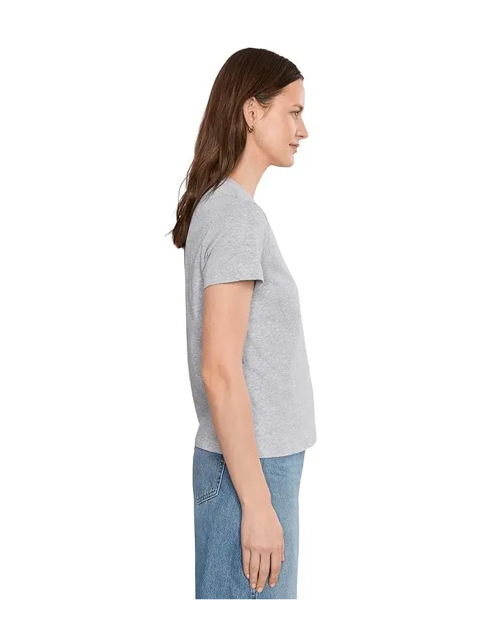 Футболка хлопковая Organic Cotton Essential Crew Neck Tee PACT — изображение 3 из 5, серый