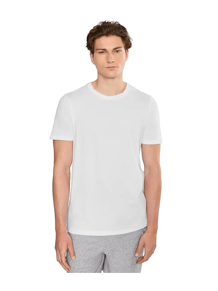 Футболка хлопковая Crew Neck Undershirt Commando — изображение 1 из 5, белый