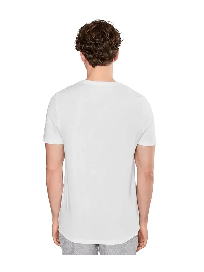 Футболка хлопковая Crew Neck Undershirt Commando — изображение 4 из 5, белый