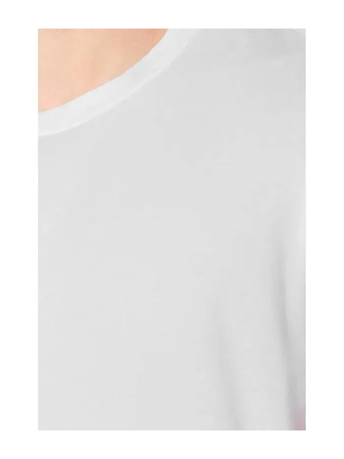 Футболка хлопковая Crew Neck Undershirt Commando — изображение 5 из 5, белый