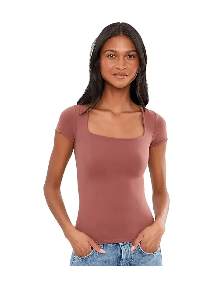 Футболка Clean Lines Sunfade Baby Tee Free People