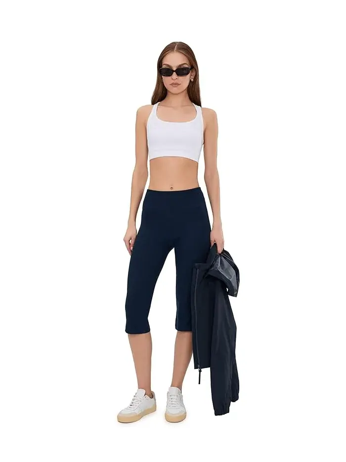 Леггинсы Spacedye Mid Rise Slit Pedal Pusher Beyond Yoga — изображение 2 из 5, темно-синий
