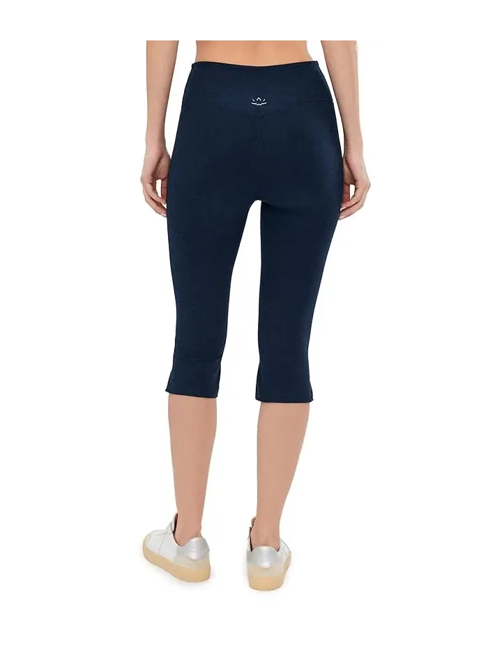 Леггинсы Spacedye Mid Rise Slit Pedal Pusher Beyond Yoga — изображение 4 из 5, темно-синий