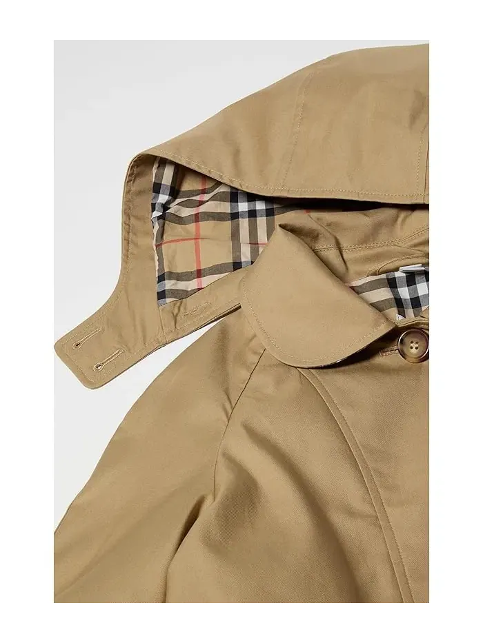 Плащ Zoe Burberry Kids — изображение 2 из 2, бежевый
