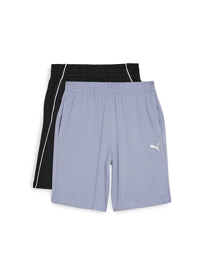 Шорты набор из 2 штук 2-Pack Shorts Set PUMA Kids — изображение 1 из 3, серый/черный