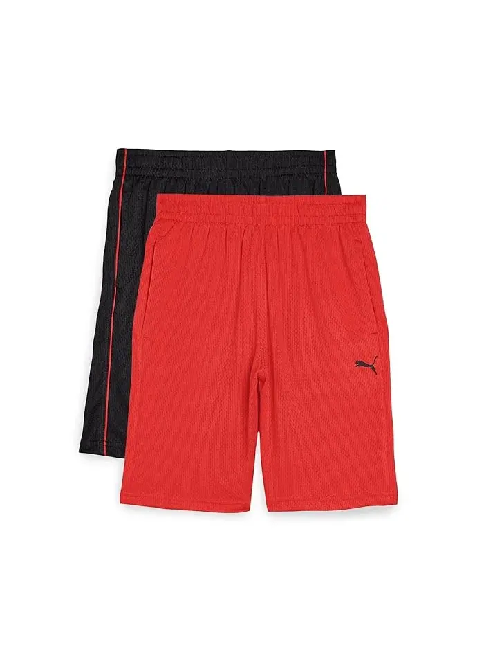 Шорты 2 шт. PUMA Kids — изображение 1 из 3, фиолетовый