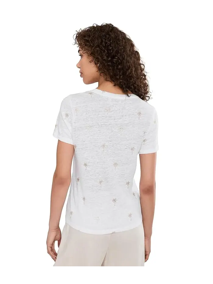 Футболка Tommy Bahama Linnea Coastal Fronds — изображение 4 из 5, белый