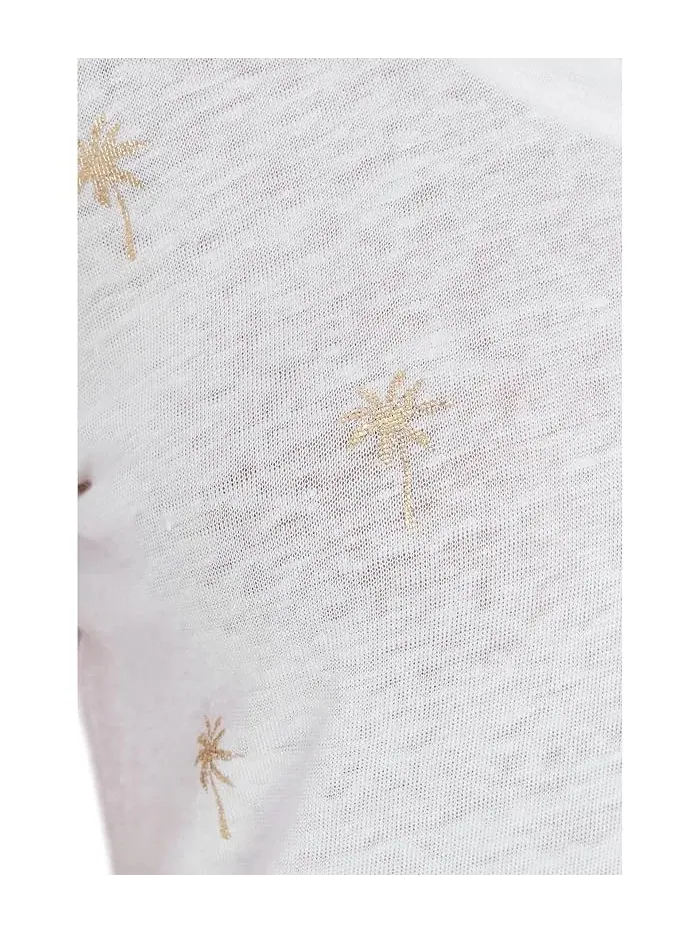 Футболка Tommy Bahama Linnea Coastal Fronds — изображение 5 из 5, белый