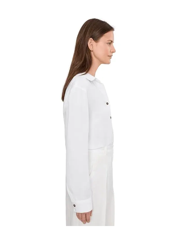 Блуза с узлом спереди More Love Linen Tie Top Sanctuary — изображение 3 из 5, белый