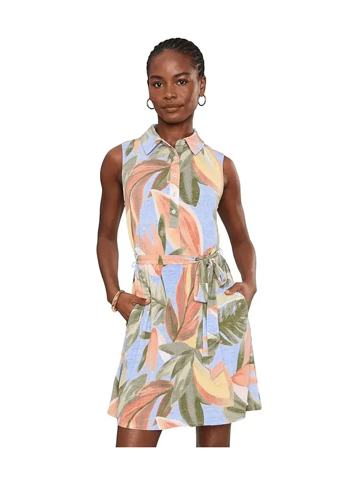 Платье-рубашка Carmela Beach Bloom Tommy Bahama — изображение 1 из 5, виноградные лужи