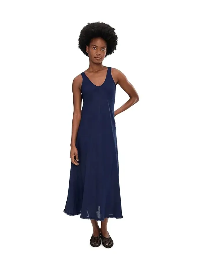 Платье-футляр без рукавов St. Lucia Bias Cut Tank Dress Tommy Bahama — изображение 1 из 5, темно-синий