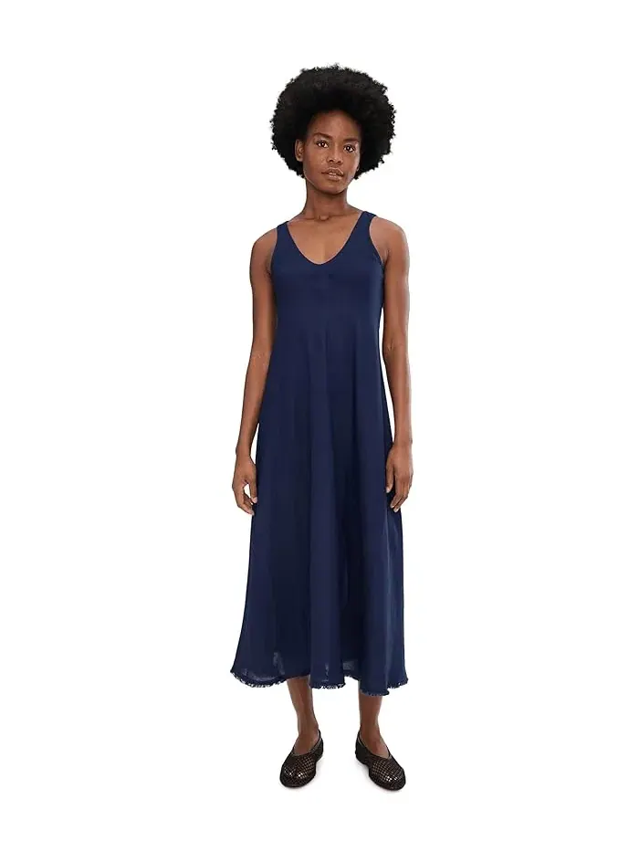Платье-футляр без рукавов St. Lucia Bias Cut Tank Dress Tommy Bahama — изображение 2 из 5, темно-синий