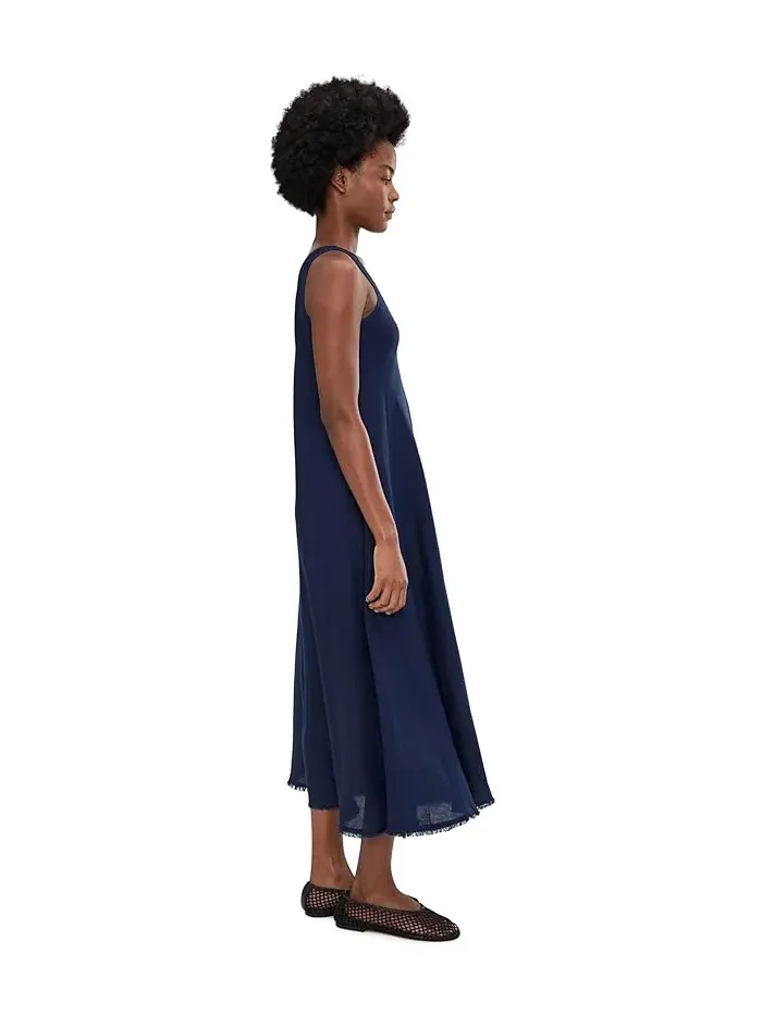 Платье-футляр без рукавов St. Lucia Bias Cut Tank Dress Tommy Bahama — изображение 3 из 5, темно-синий