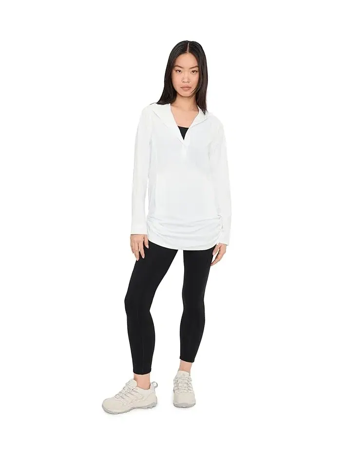 Рубашка с капюшоном PFG Castback Coverup Columbia — изображение 2 из 5, белый