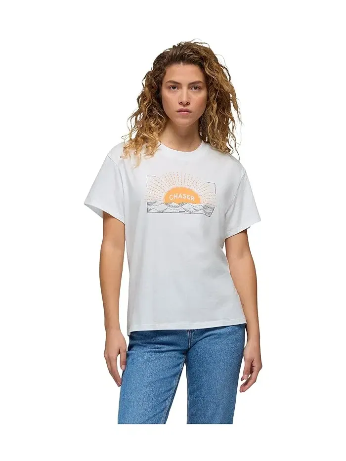 Футболка с коротким рукавом Sun Chaser Journeyman Prana — изображение 1 из 5, белый