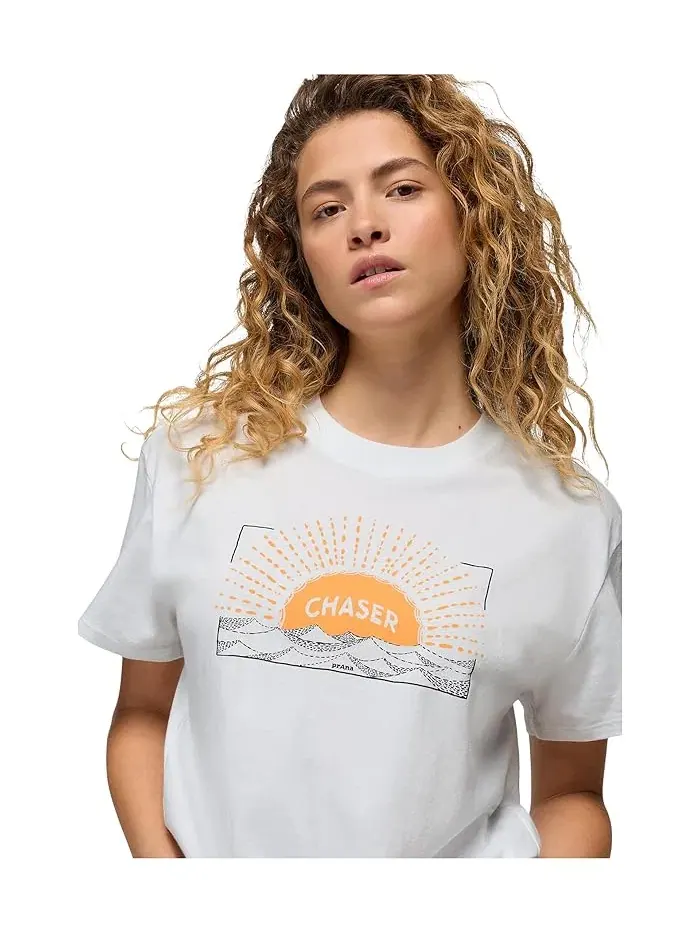 Футболка с коротким рукавом Sun Chaser Journeyman Prana — изображение 4 из 5, белый