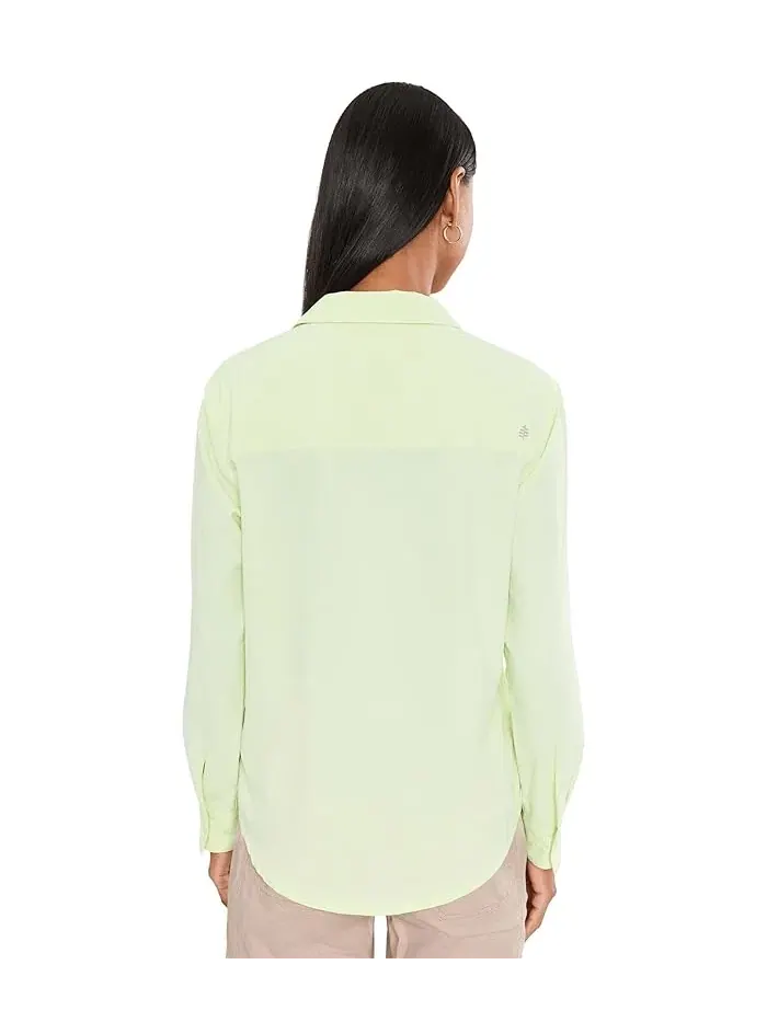 Рубашка Salathe Sun Shirt Long Sleeve Royal Robbins — изображение 4 из 5, кремовый
