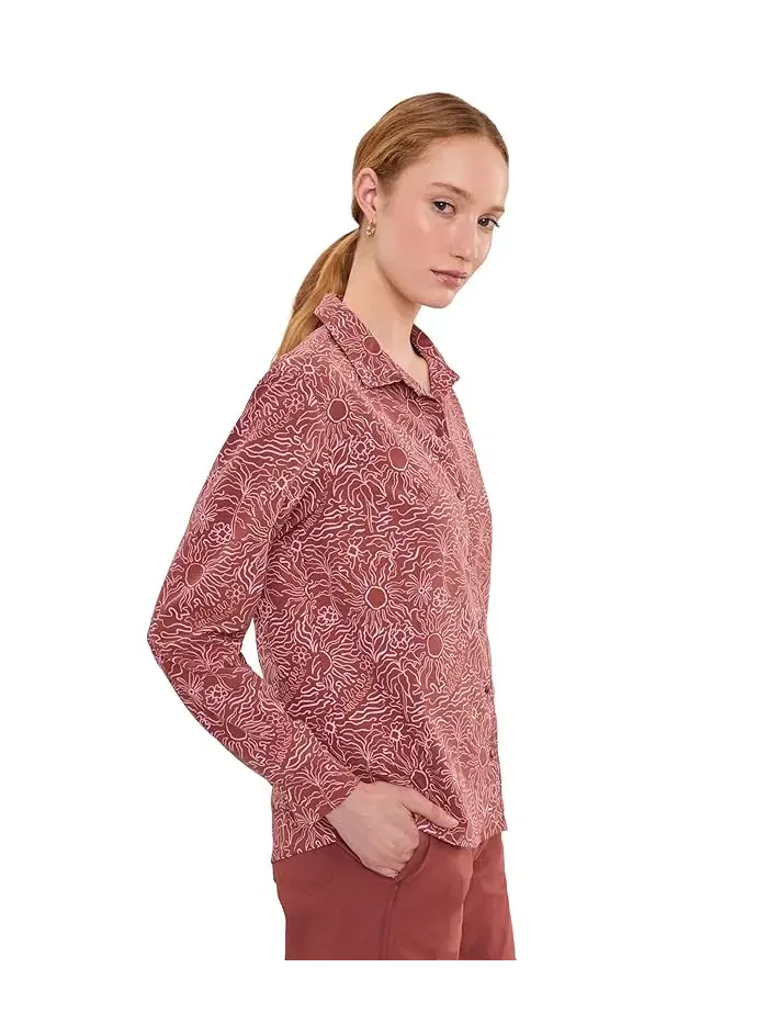 Рубашка Salathe Sun Shirt Long Sleeve Royal Robbins — изображение 3 из 5, махагони