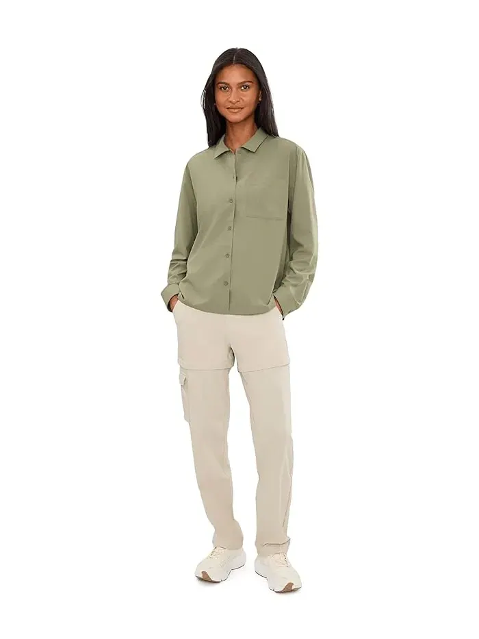 Рубашка с защитой от насекомых Expedition III Long Sleeve Royal Robbins — изображение 2 из 5, зеленый