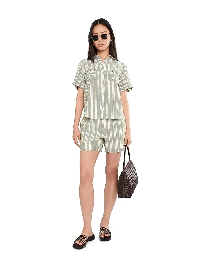 Рубашка утилитарная с коротким рукавом Beach Breeze Tommy Bahama — изображение 2 из 5, глиняный