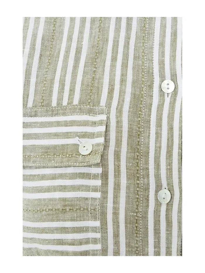 Рубашка утилитарная с коротким рукавом Beach Breeze Tommy Bahama — изображение 5 из 5, глиняный