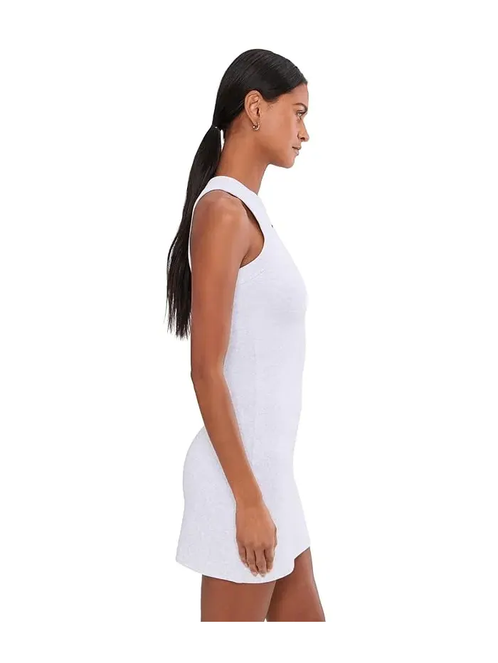 Платье трикотажное Nike Sportswear Chill Knit Rib Tank Dress — изображение 3 из 5, черный