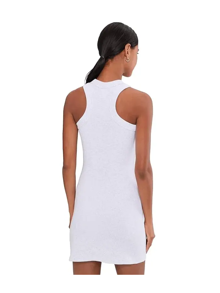 Платье трикотажное Nike Sportswear Chill Knit Rib Tank Dress — изображение 4 из 5, черный