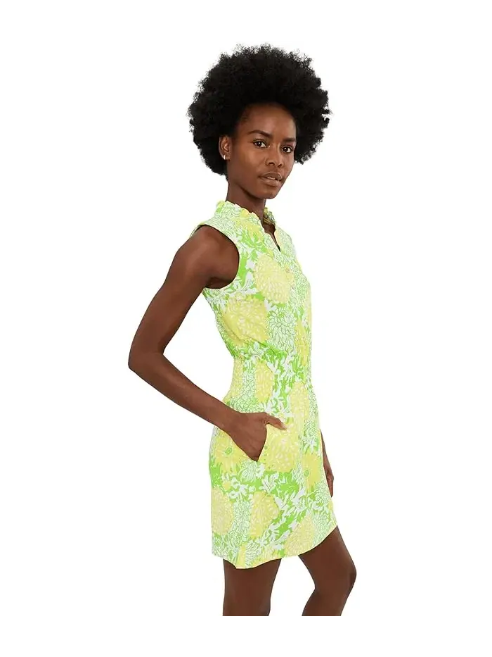 Платье без рукавов с принтом Love Active Lilly Pulitzer — изображение 3 из 5, зеленый