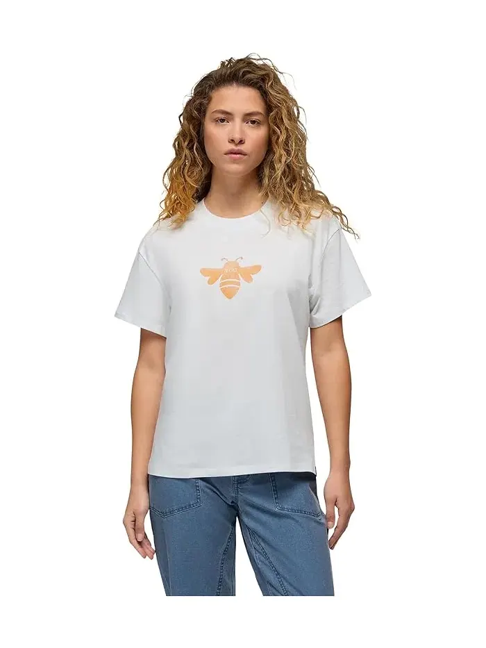 Футболка Prana Bee Journeyman Short Sleeve Tee — изображение 1 из 4, белый