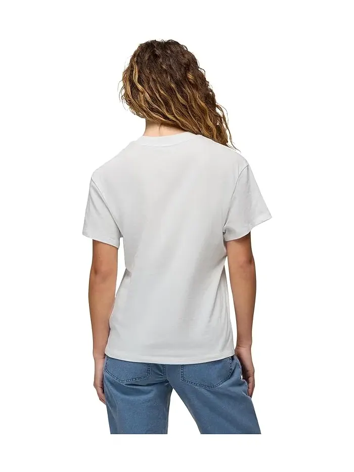 Футболка Prana Bee Journeyman Short Sleeve Tee — изображение 3 из 4, белый