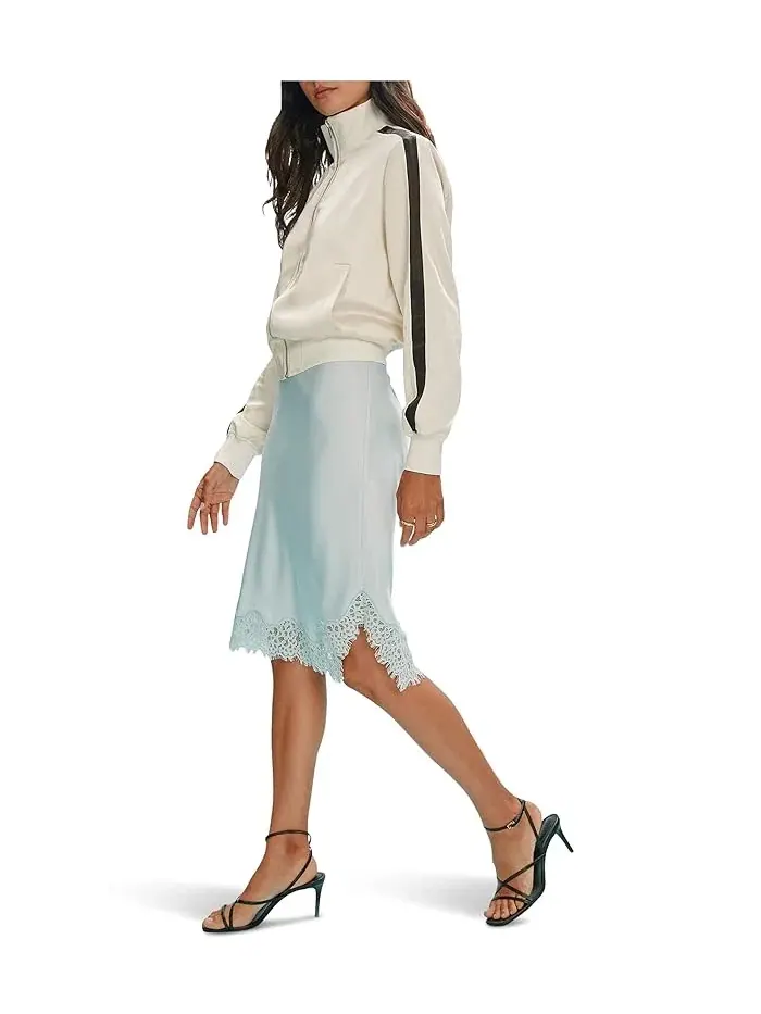 Юбка кружевная Effortless Lace Slip Skirt Sanctuary — изображение 2 из 5, синий
