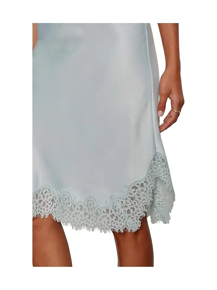 Юбка кружевная Effortless Lace Slip Skirt Sanctuary — изображение 5 из 5, синий
