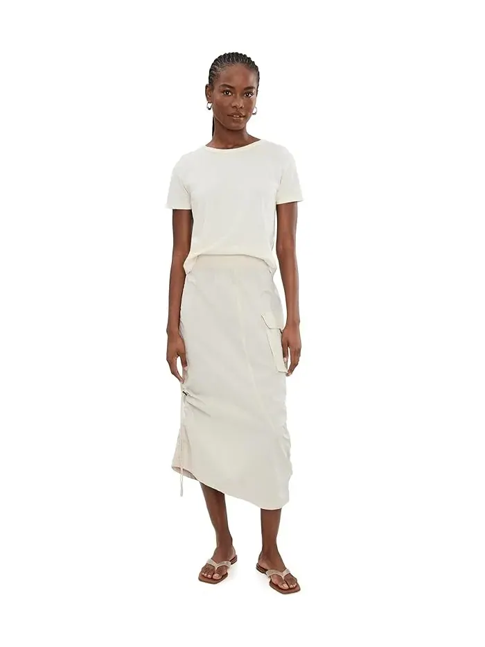 Юбка асимметричная XCVI Bindi Skirt — изображение 2 из 5, серебристый