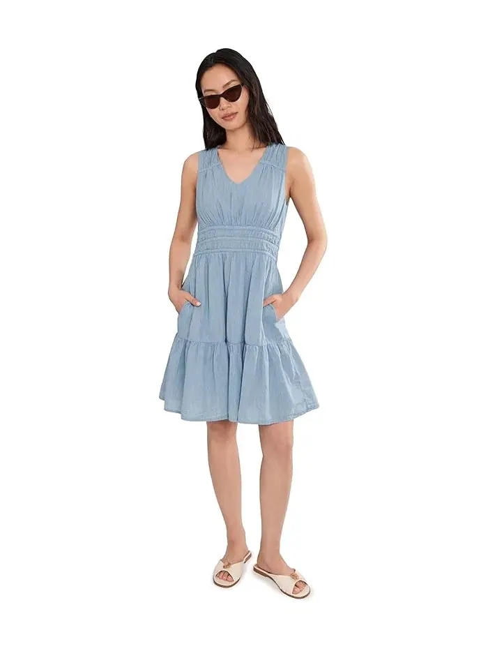 Платье короткое без рукавов Voile Voyage Tommy Bahama — изображение 2 из 5, синий